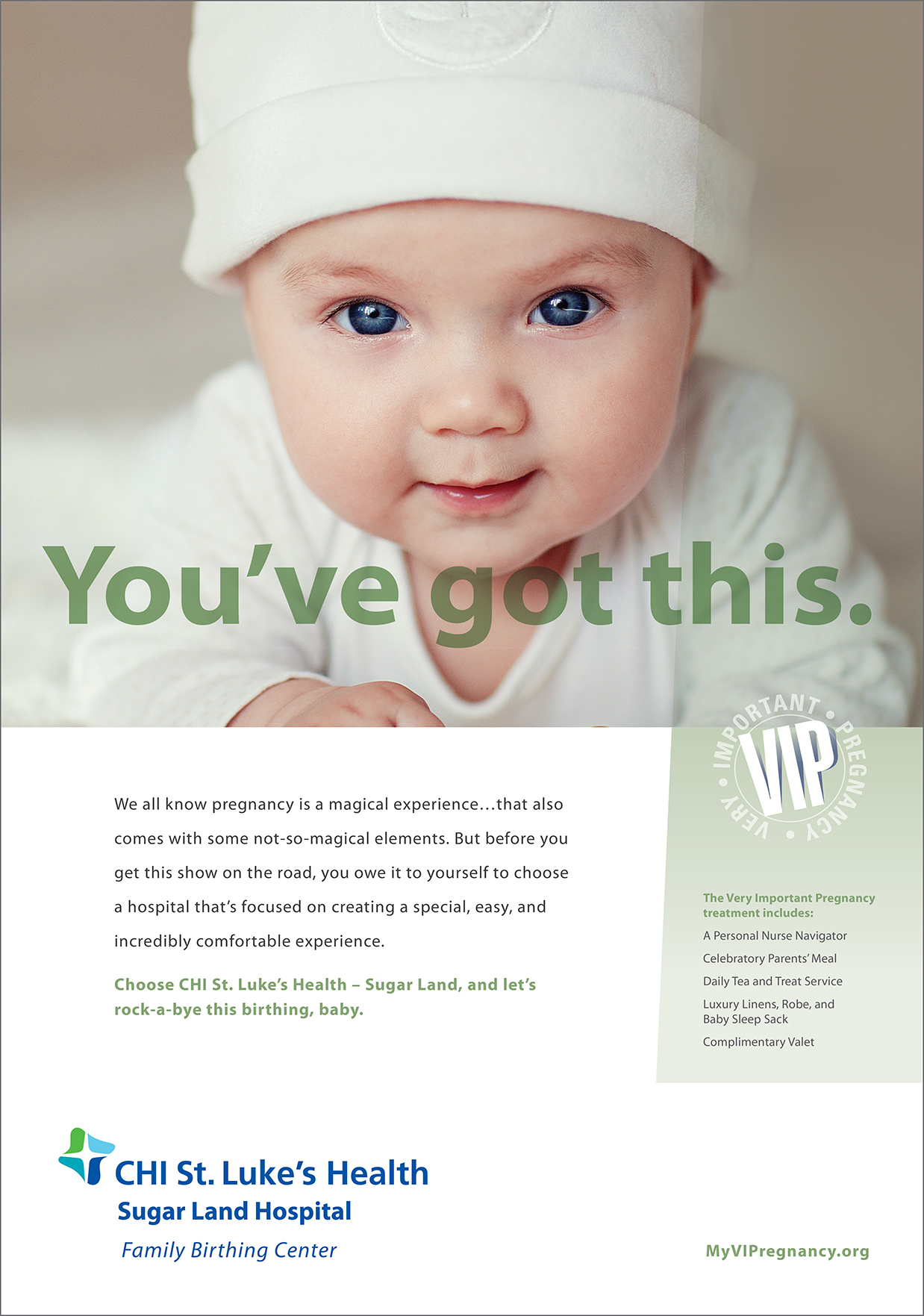 CHI St Lukes Print Ad - You've got this